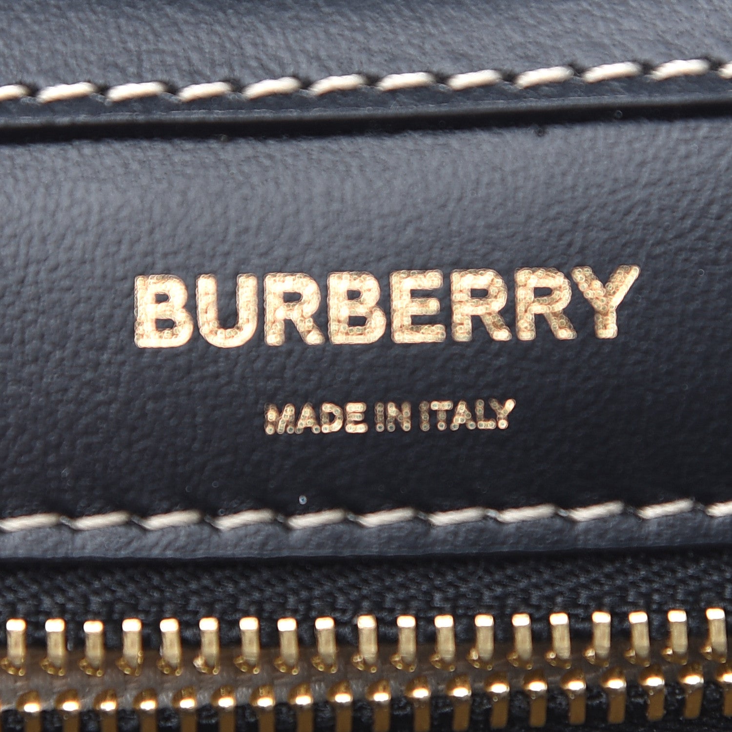 Burberry Canvas Smooth Calfskin Two Tone Mini Pocket Bag Black 8 of 8
