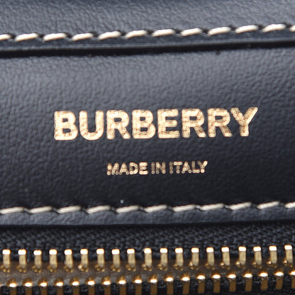 Burberry Canvas Smooth Calfskin Two Tone Mini Pocket Bag Black 14 of 16