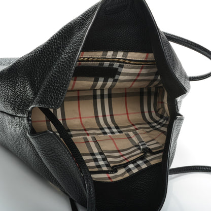 Burberry London Grainy Calfskin Medium Baynard Tote Black 6 of 8