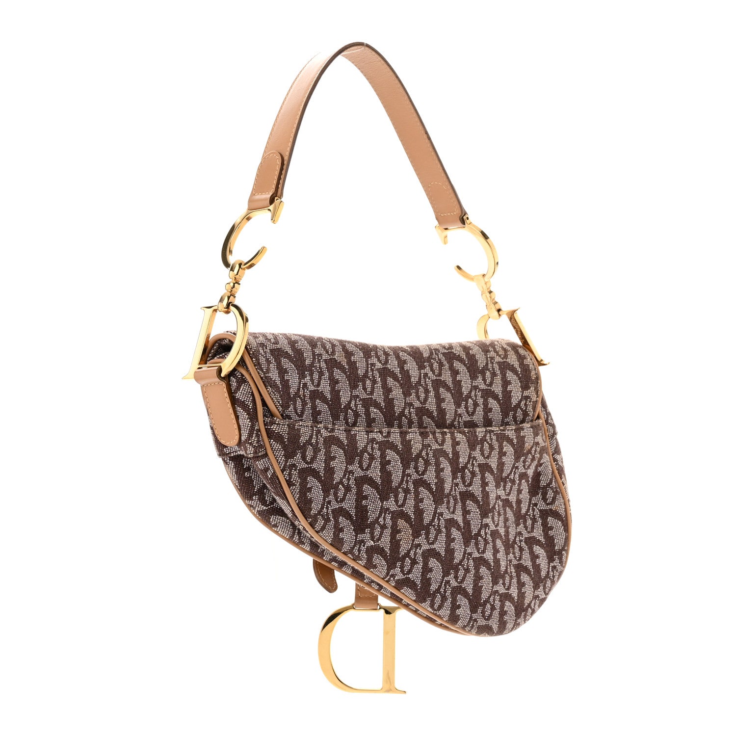Christian Dior Monogram Saddle Bag Brown 3 of 12