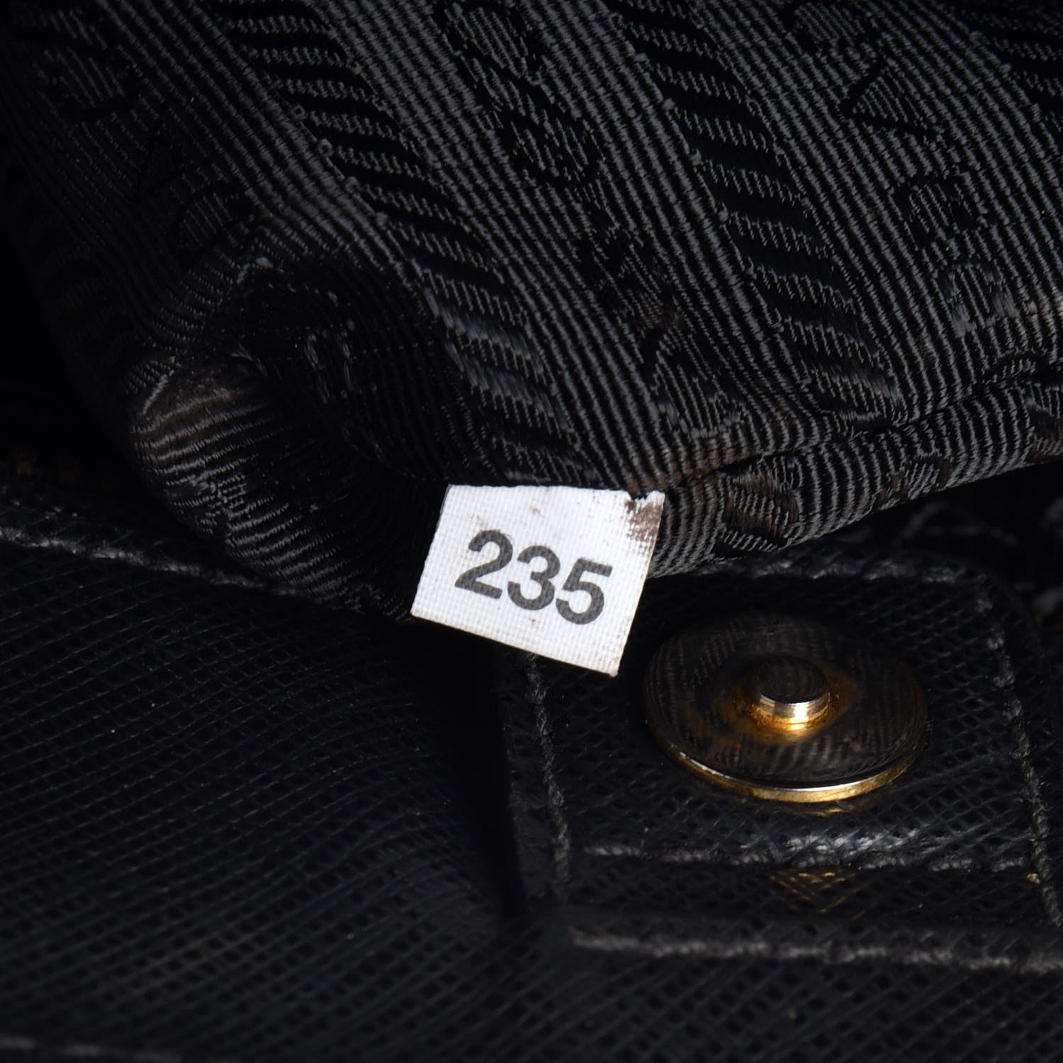 Prada Saffiano Lux Small Tote Nero Black 9 of 13