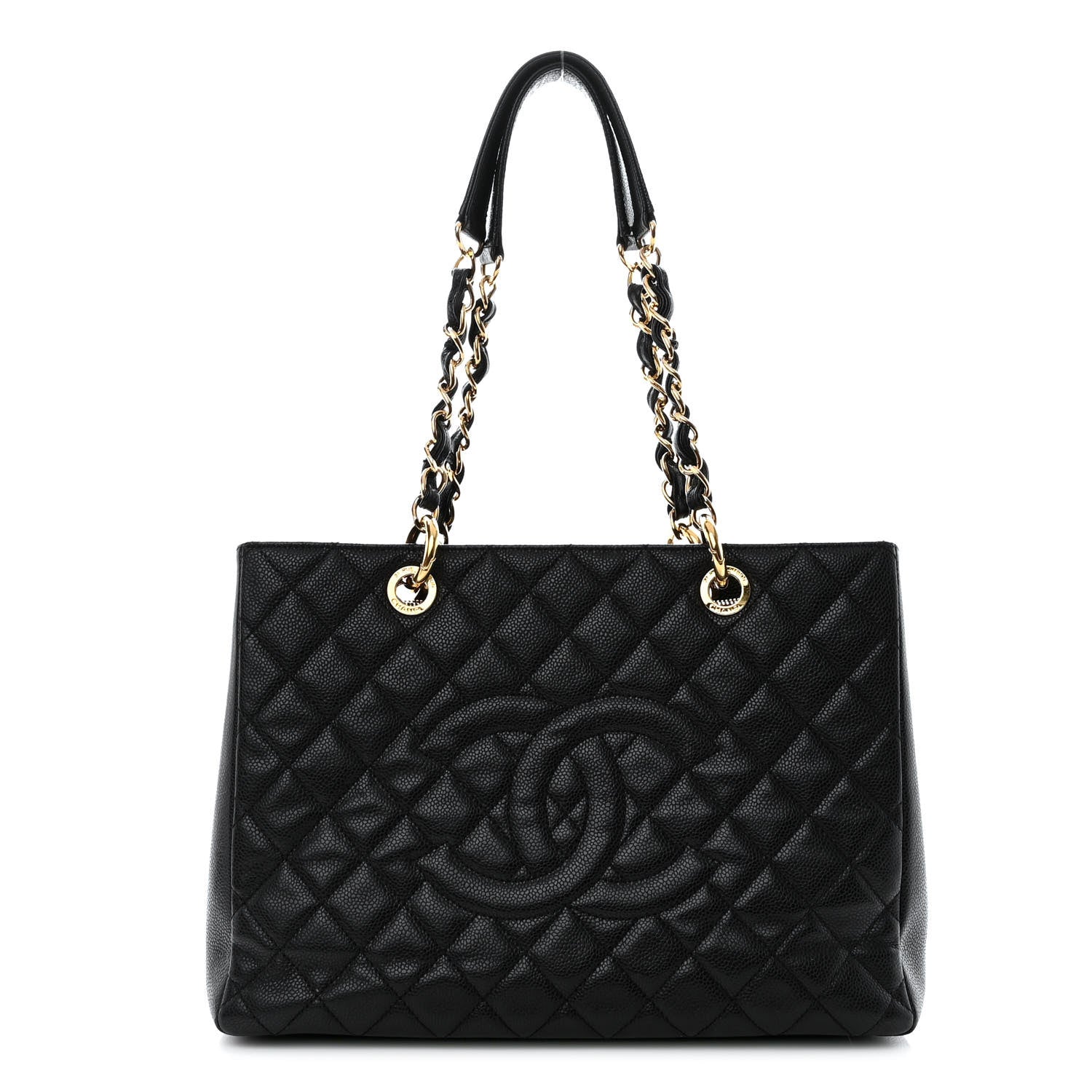Chanel Caviar Quilted Grand Shopping Tote GST Black 1 of 11