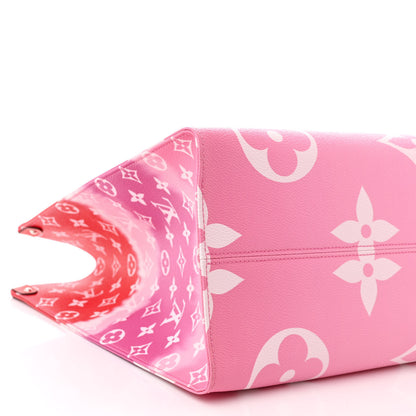 Louis Vuitton Monogram Escale Onthego GM Rouge 9 of 11