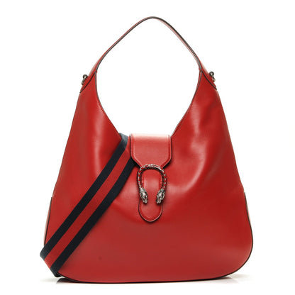 Gucci Calfskin Web Large Dionysus Hobo Red 1 of 7