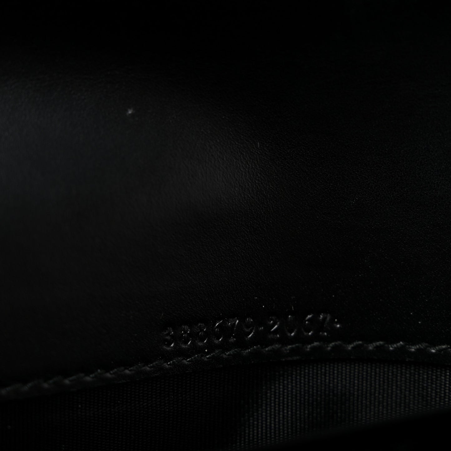 Microguccissima Bow Continental Wallet Black