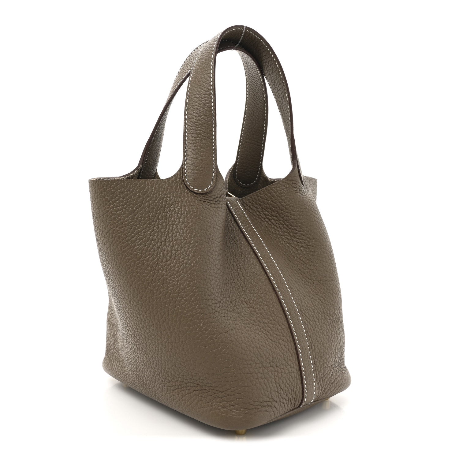 Hermes Taurillon Clemence Picotin Lock 18 PM Etoupe 3 of 13