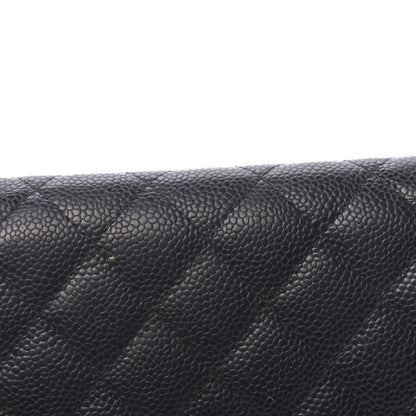 Chanel Caviar Quilted Yen Wallet Black 11 of 15