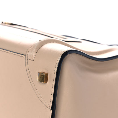Celine Satin Calfskin Mini Bi-Color Luggage Powder Black 10 of 17