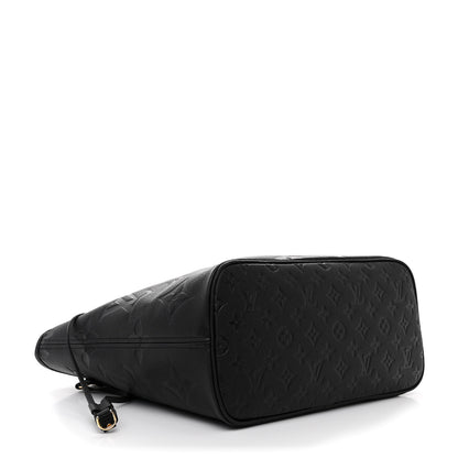 Louis Vuitton Empreinte Monogram Giant Neverfull MM Black 5 of 12
