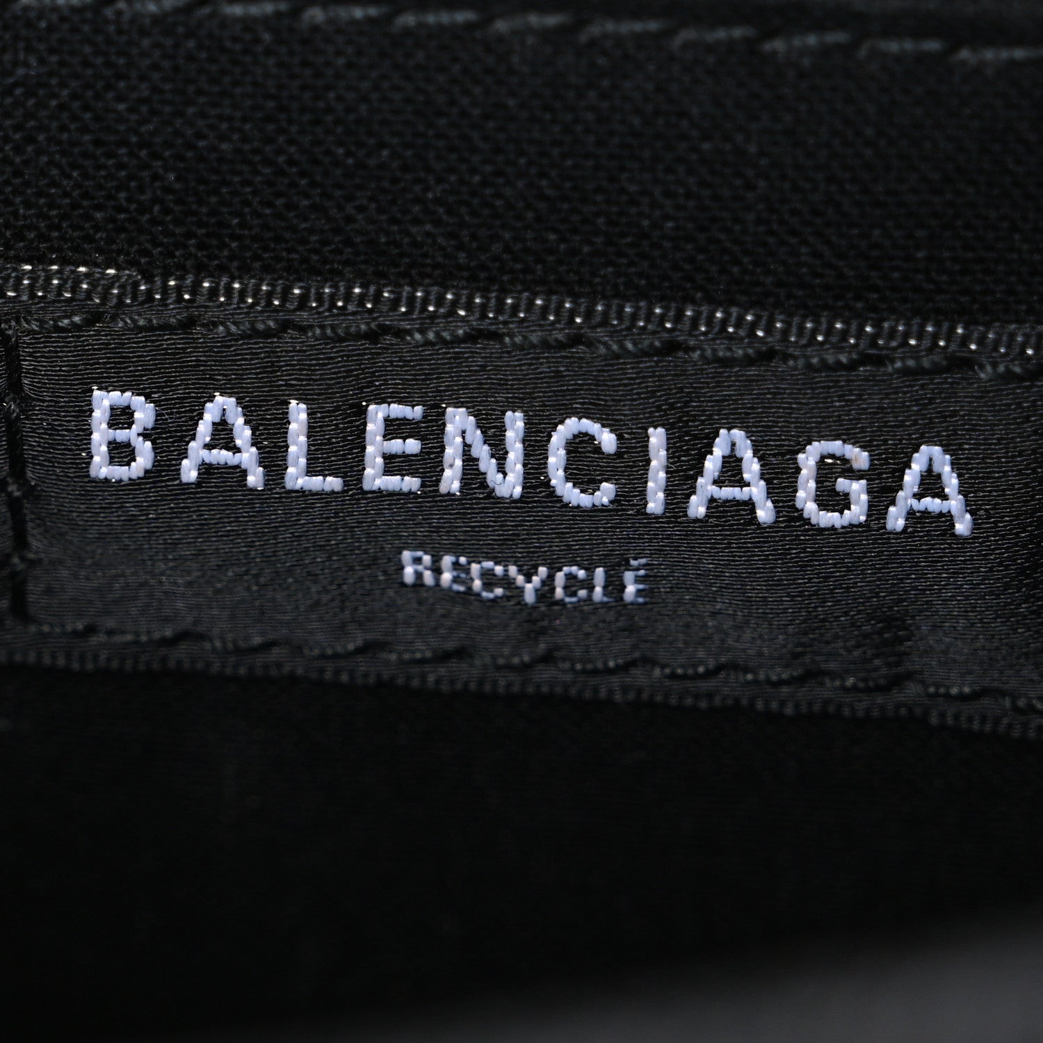 Balenciaga Denim Patchwork Small Hourglass Top Handle Bag Washed Black 6 of 11