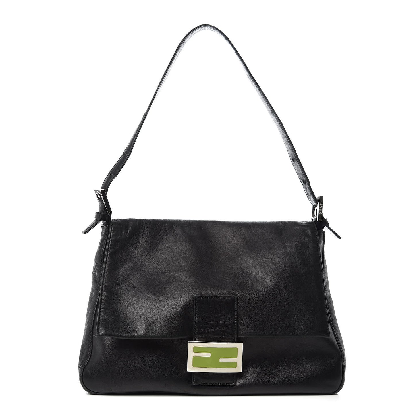 Calfskin Big Forever Mama Baguette Black