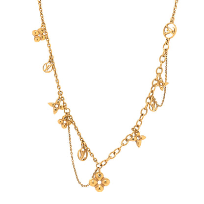 Louis Vuitton Metal Blooming Supple Necklace Gold 1 of 7