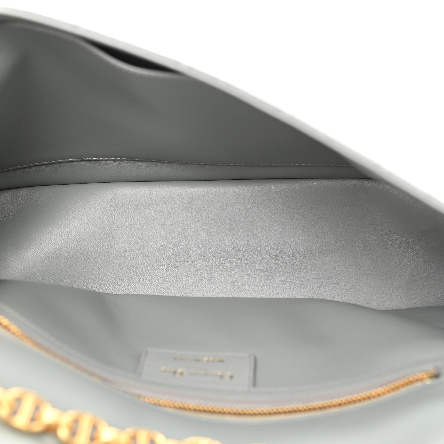 Christian Dior Lambskin Cannage Large Caro Bag Grey Stone 5 of 12