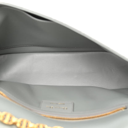 Christian Dior Lambskin Cannage Large Caro Bag Grey Stone 5 of 12