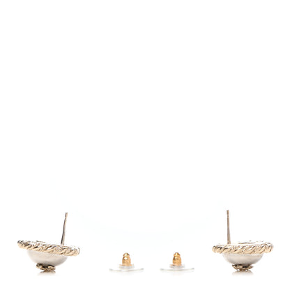 Chanel Pearl CC Round Earrings Gold 3 of 4