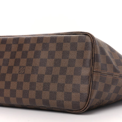 Louis Vuitton Damier Ebene Neo Neverfull MM Rose Ballerine 10 of 10