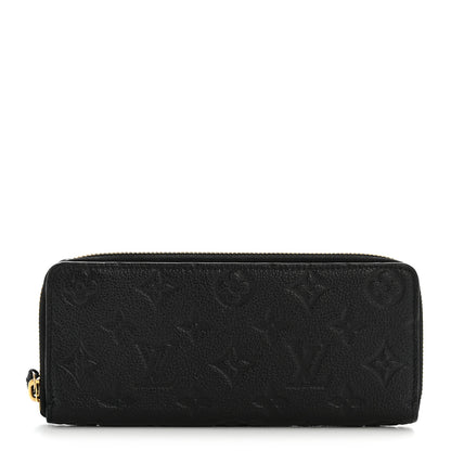Louis Vuitton Empreinte Clemence Wallet Black 1 of 10