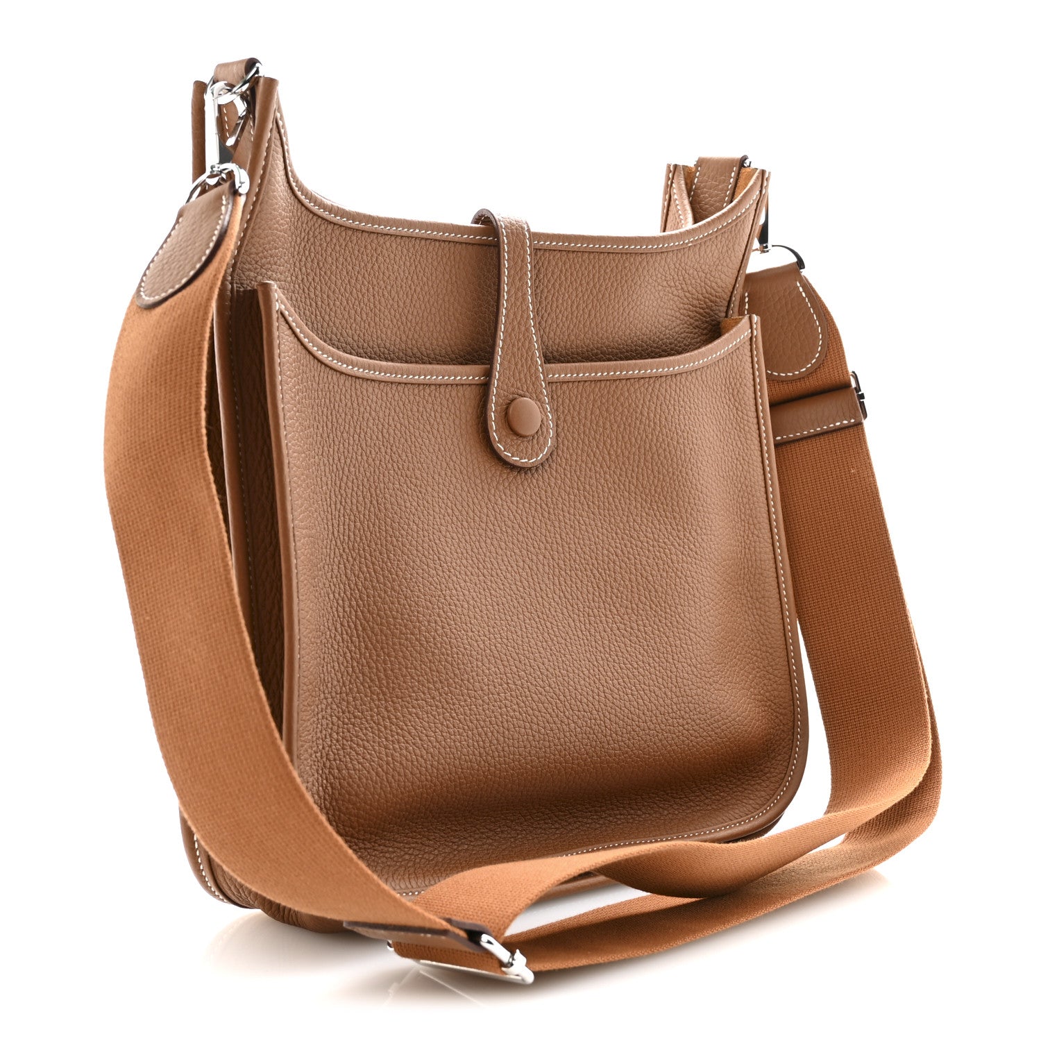 Hermes Taurillon Clemence Evelyne III PM Gold 3 of 11
