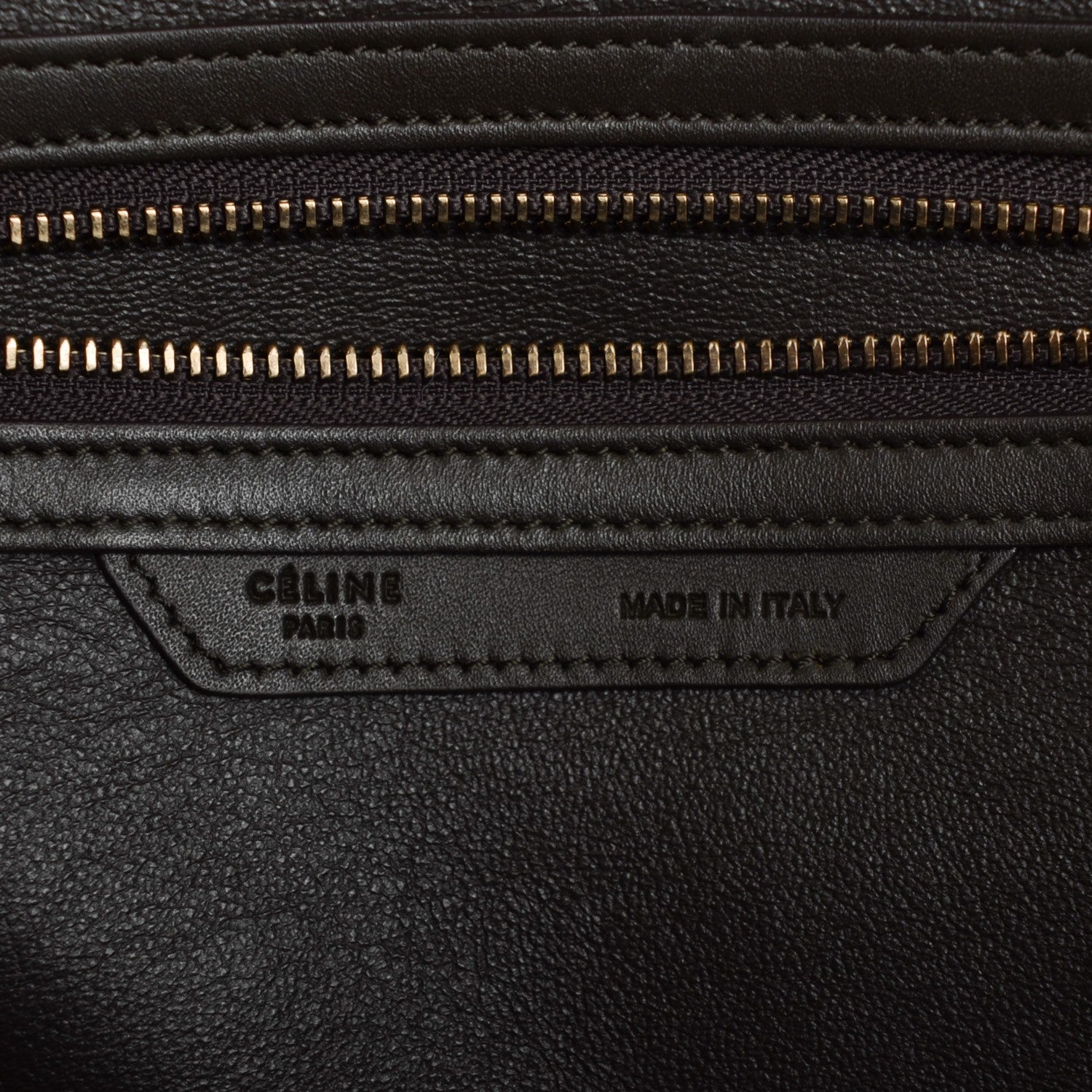 Celine Python Smooth Calfskin Mini Tri-Color Luggage Khaki 7 of 9