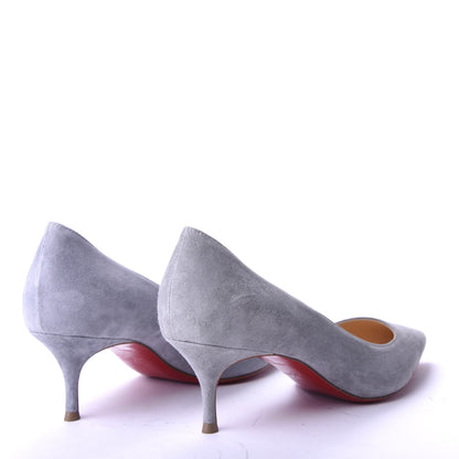 Christian Louboutin Suede Kate 55 Pumps 36 Light Blue 4 of 10