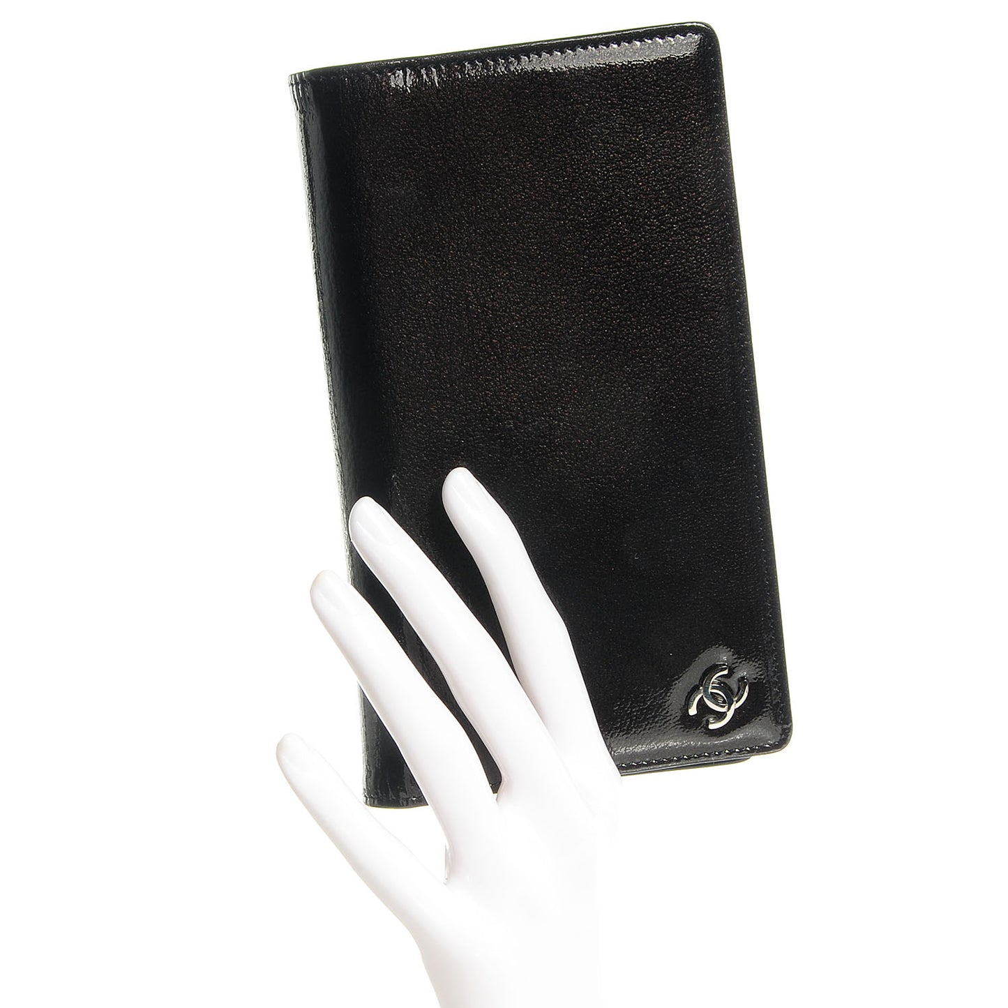 Patent CC Yen Wallet Black