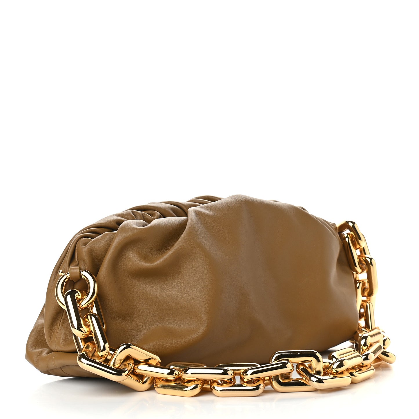 Calfskin The Pouch Chain Cammello