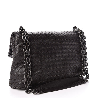 Bottega Veneta Nappa Intrecciato Large Olimpia Bag Ebano 3 of 17