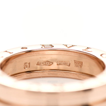 Bulgari 18K Rose Gold B.Zero1 One-Band Ring 51 5.75 5 of 6