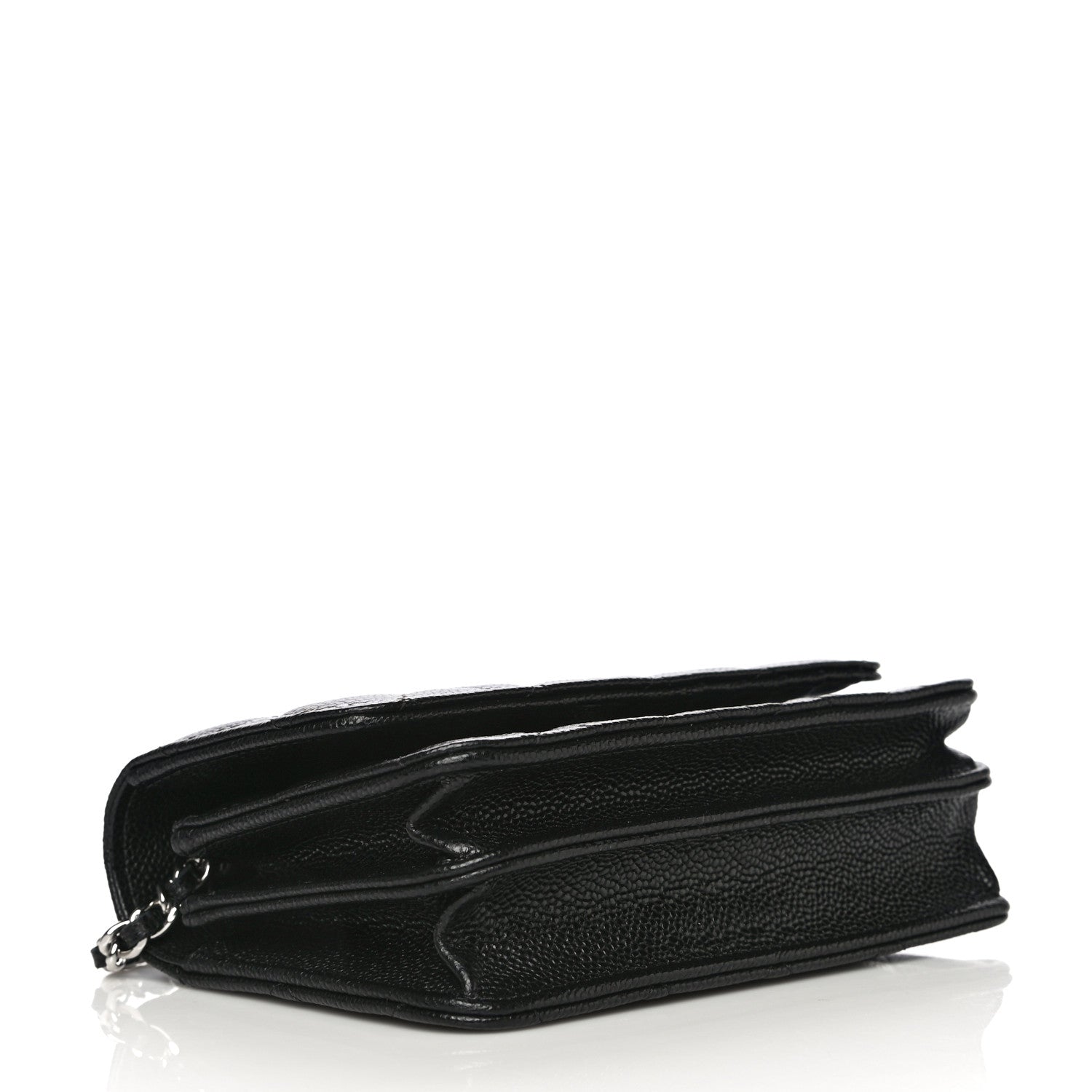 Chanel Caviar Quilted Mini Wallet On Chain WOC Black 4 of 11