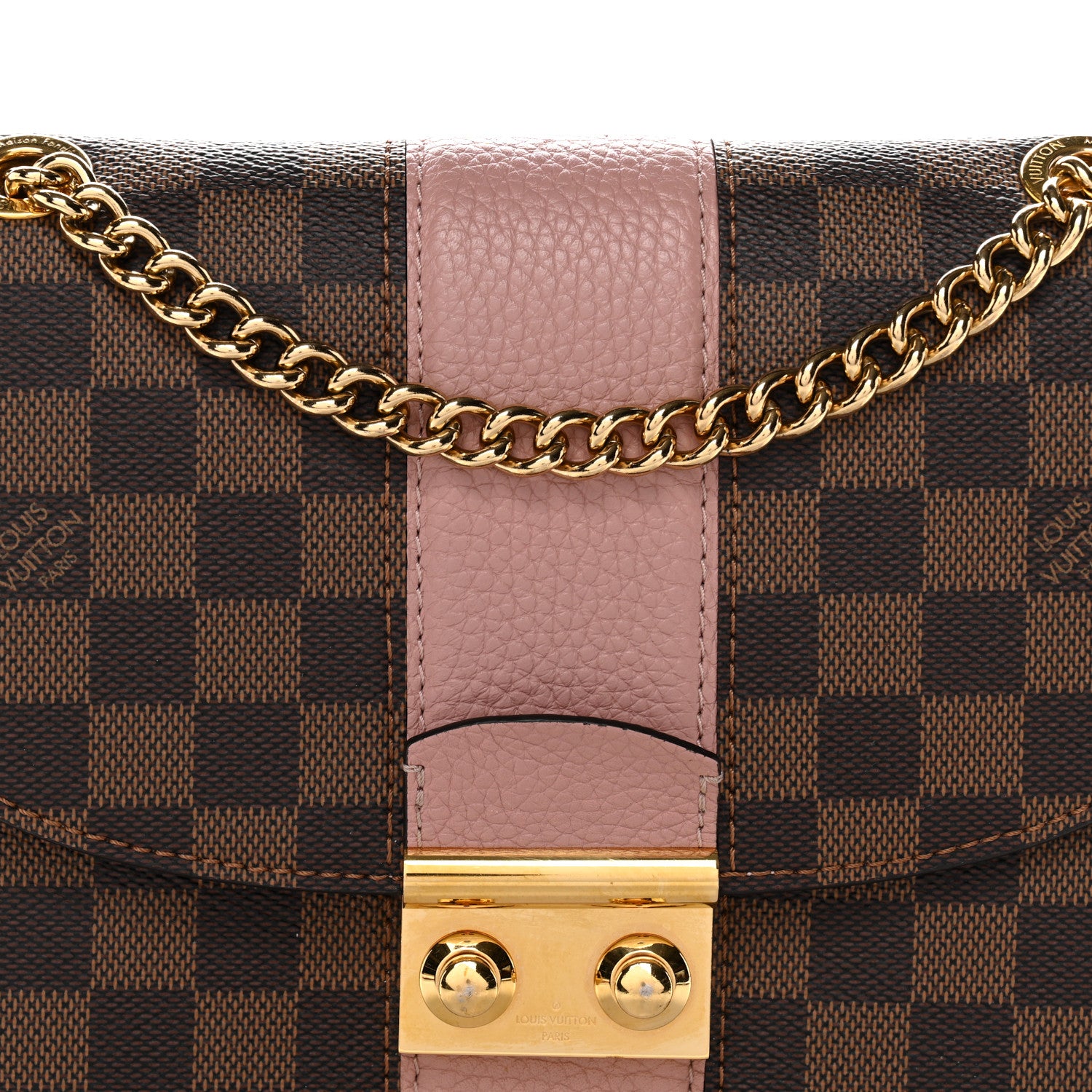 Louis Vuitton Damier Ebene Cuir Taurillon Wight Magnolia 7 of 11