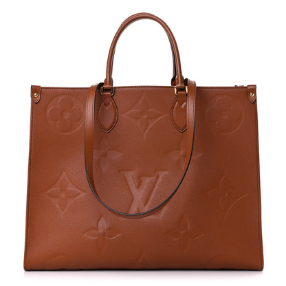 Louis Vuitton Empreinte Monogram Giant Onthego GM Cognac 1 of 12