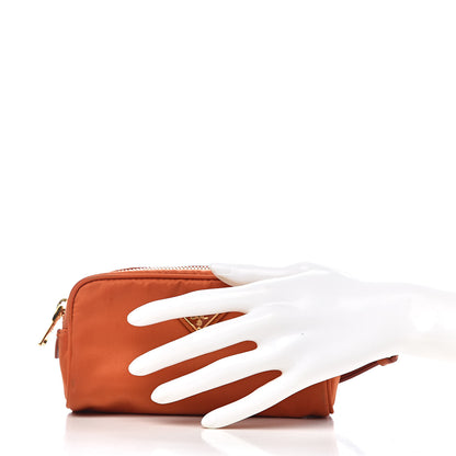 Prada Nylon Vela Wristlet Papaya 2 of 10