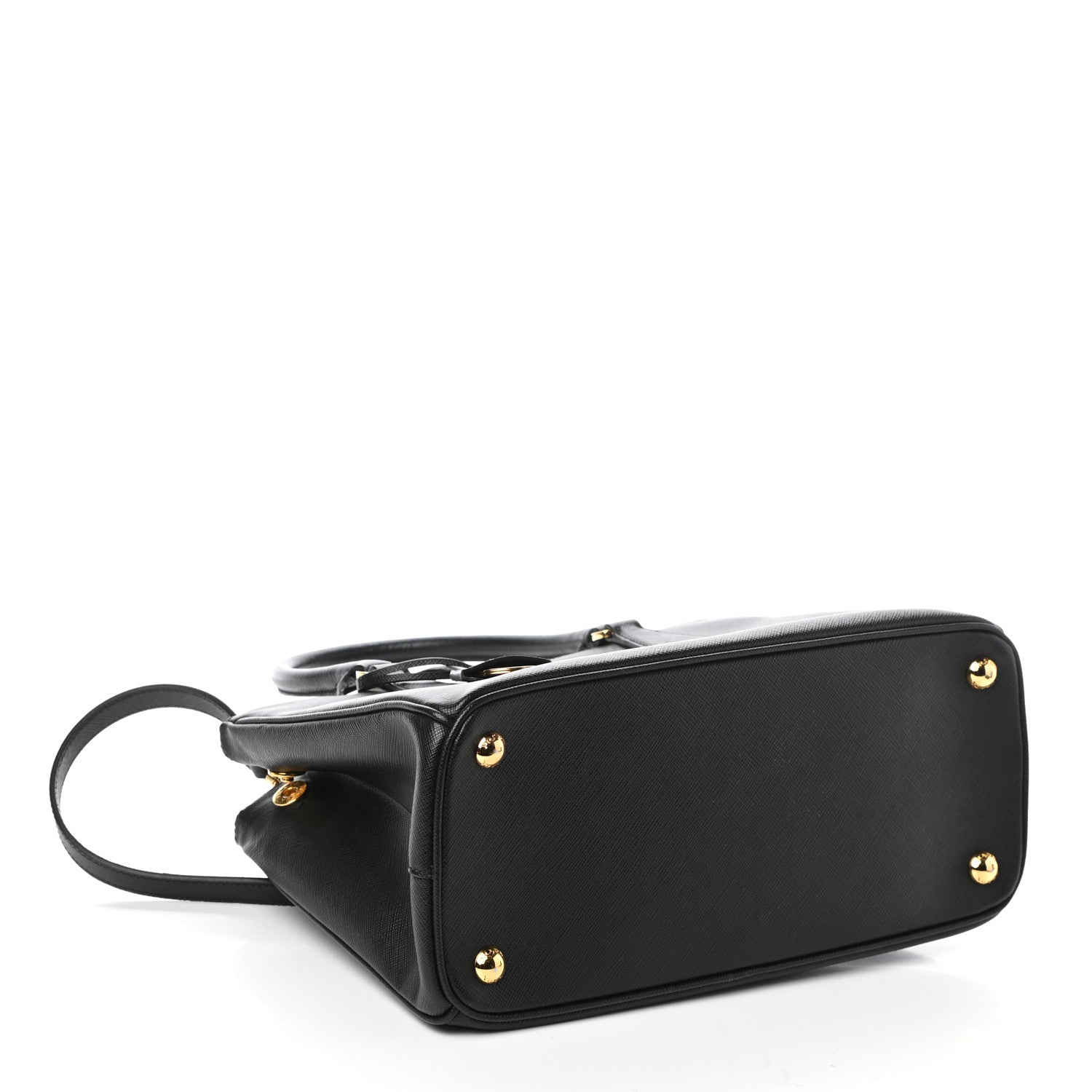 Prada Saffiano Small Galleria Double Zip Tote Black 5 of 25