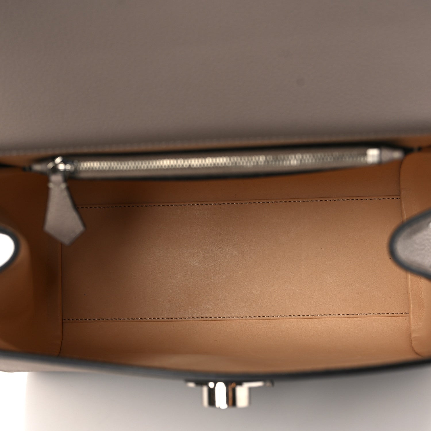 Moynat Taurillon Blush Voyage PM Tourterelle 6 of 10