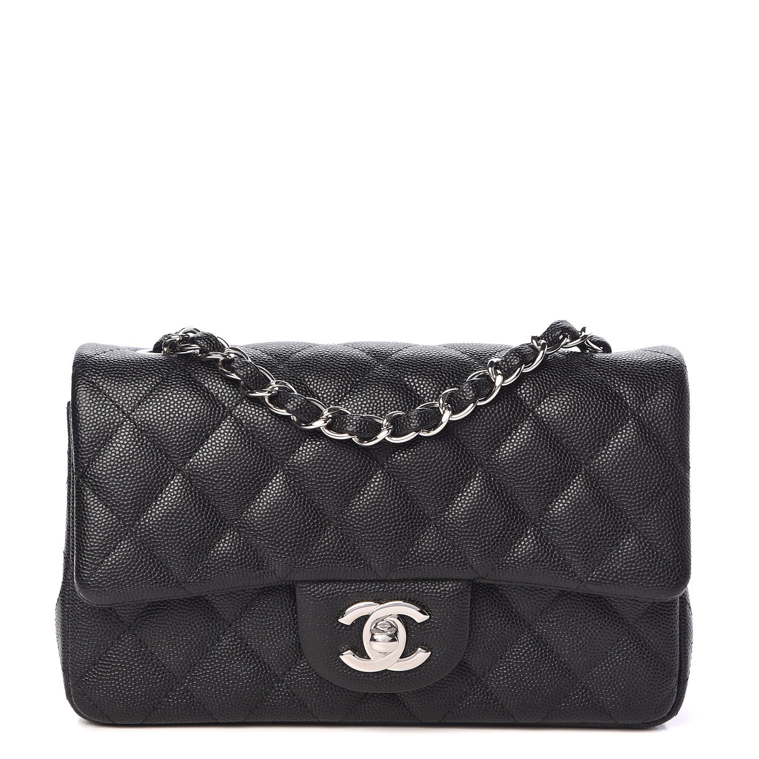 Chanel Caviar Quilted Mini Rectangular Flap Black 1 of 11