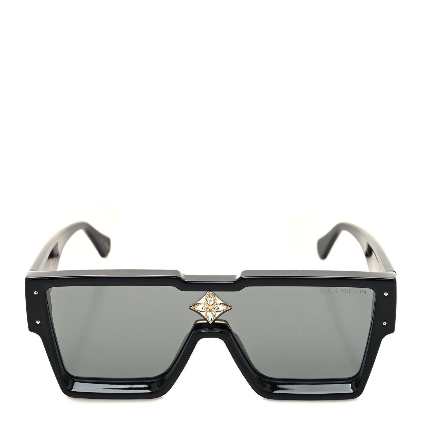 Acetate Swarovski Crystal Cyclone Sunglasses Z1578W Black