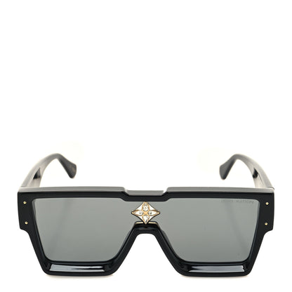 Louis Vuitton Acetate Swarovski Crystal Cyclone Sunglasses Z1578W Black 2 of 9