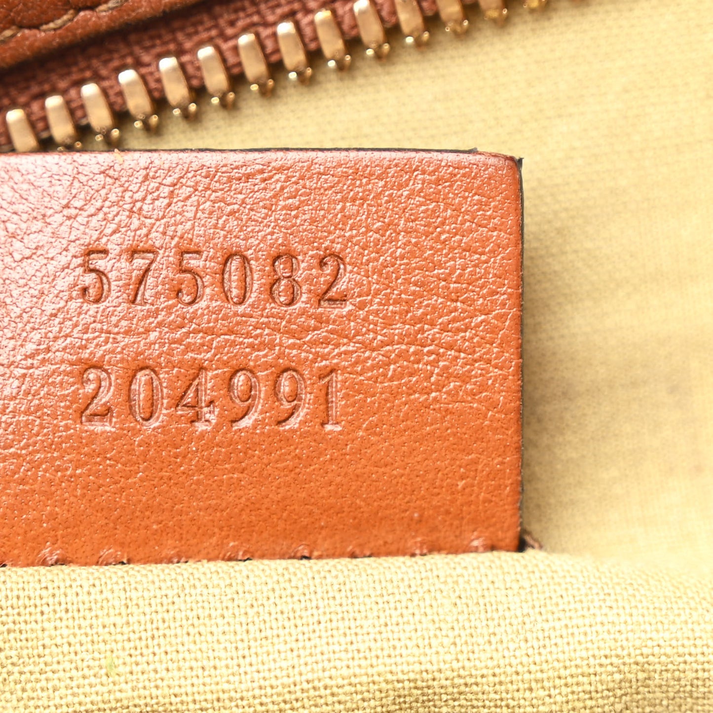 Vintage Canvas Web Belt Bag Sand Cuir