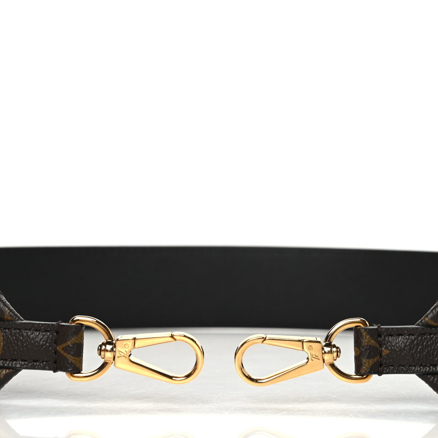 Louis Vuitton Monogram Bandouliere Shoulder Strap Black 3 of 4