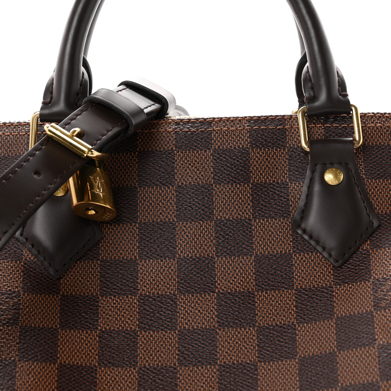 Louis Vuitton Damier Ebene Speedy Bandouliere 30 8 of 10
