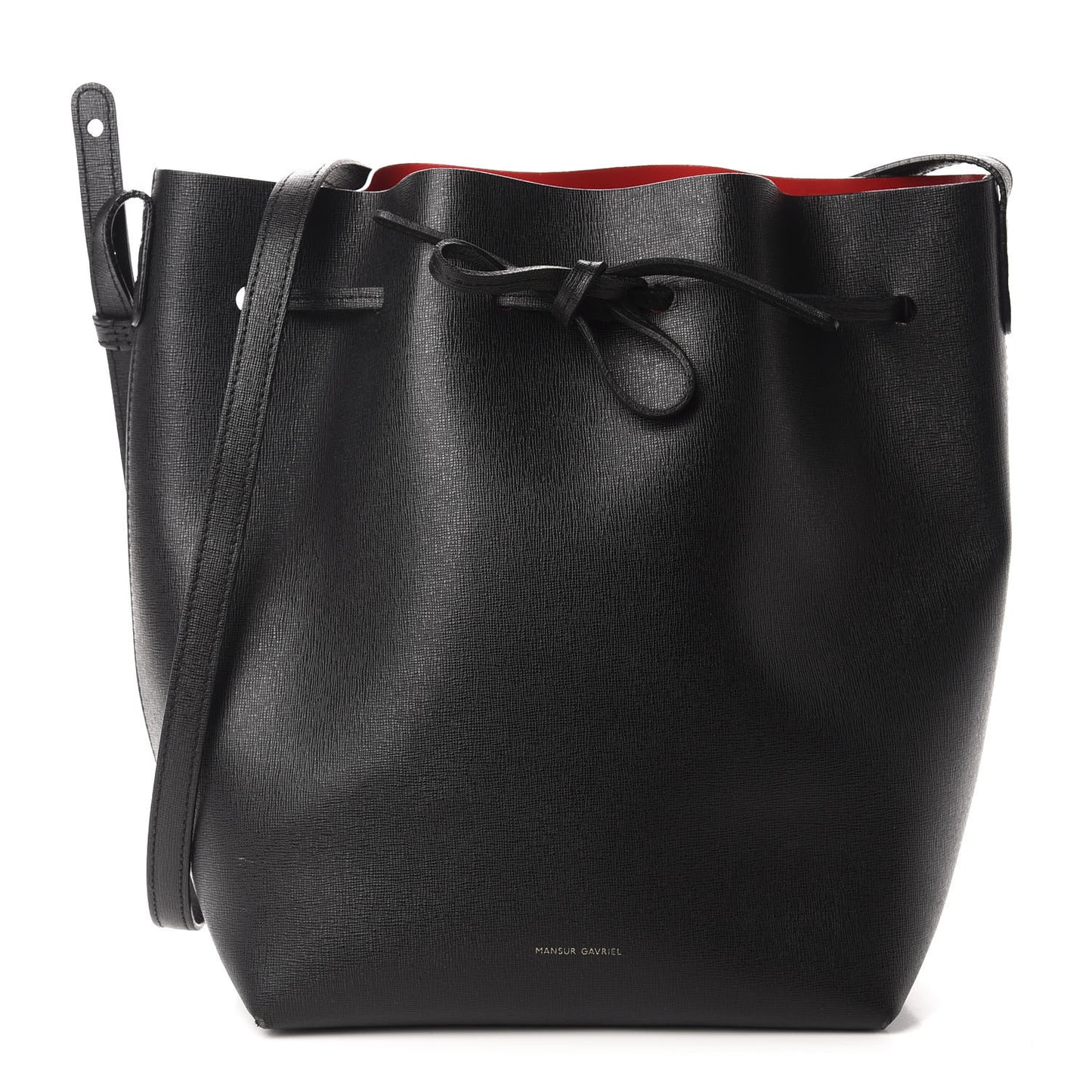 Saffiano Bucket Bag Black Flamma