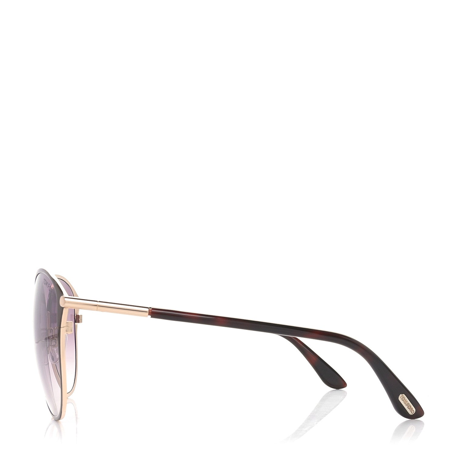 Tom Ford Penelope Vintage Round Sunglasses TF320 Brown 3 of 8