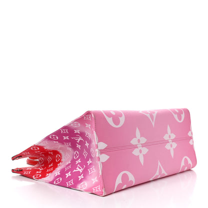 Louis Vuitton Monogram Escale Onthego GM Rouge 4 of 15