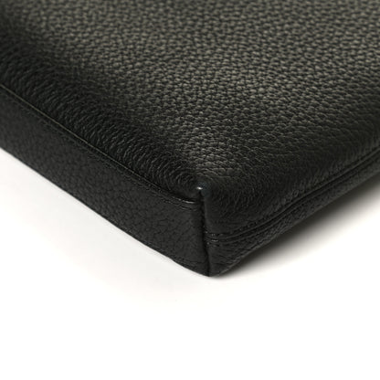 Versace Grained Calfskin Medusa Messenger Bag Black 10 of 13