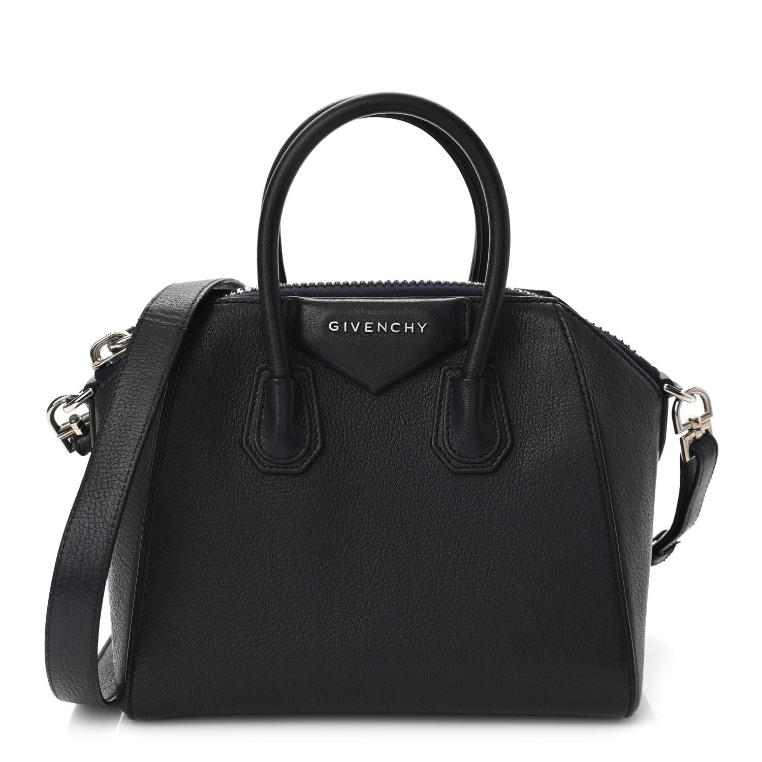 Givenchy Sugar Goatskin Mini Antigona Navy 1 of 12