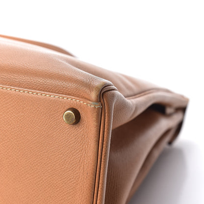 Hermes Courchevel Kelly Retourne 40 Tabac Camel 8 of 18