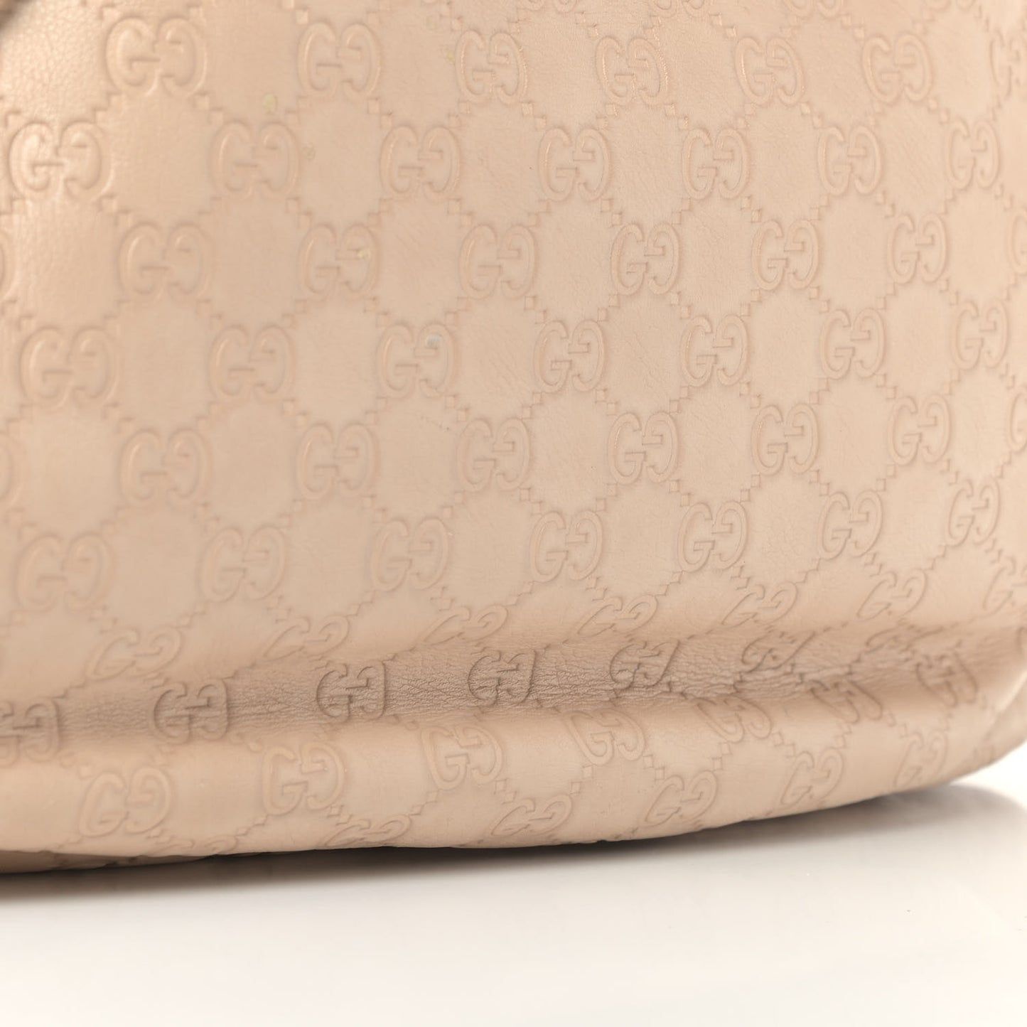 Guccissima Medium Abbey Shoulder Bag Beige