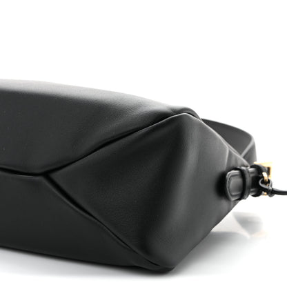 Prada Soft Calfskin Large Aimée Shoulder Bag Black 10 of 10