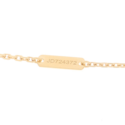 Van Cleef & Arpels 18K Yellow Gold Mother of Pearl Vintage Alhambra Pendant Necklace 4 of 6