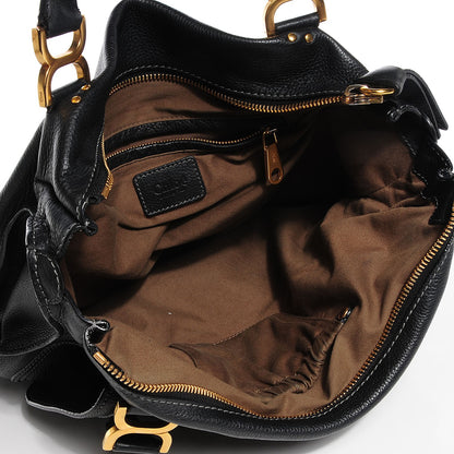 Chloe Calfskin Large Marcie Satchel Black 7 of 11